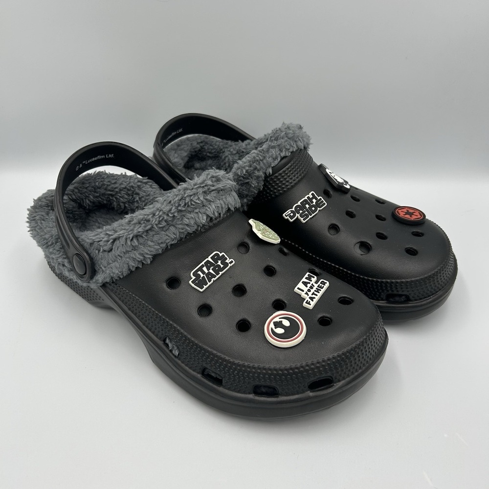 Star Wars Faux‎ Fur Lined Clogs 7.5/8 Men's Women's 9.5/10.5